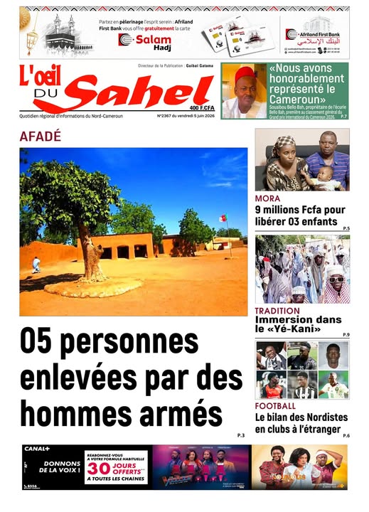 L’ŒIL DU SAHEL N°2367