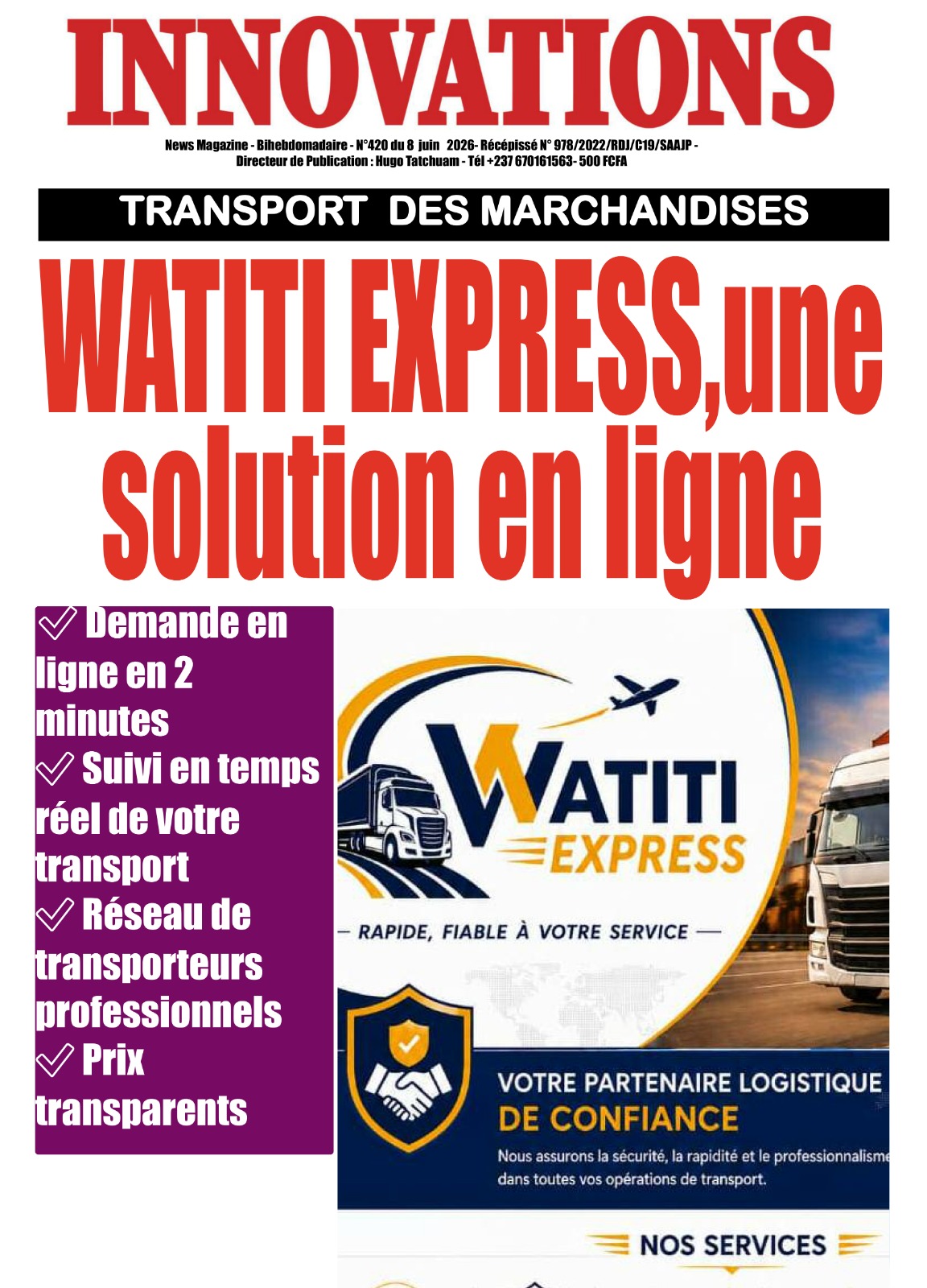 INNOVATIONS N°420