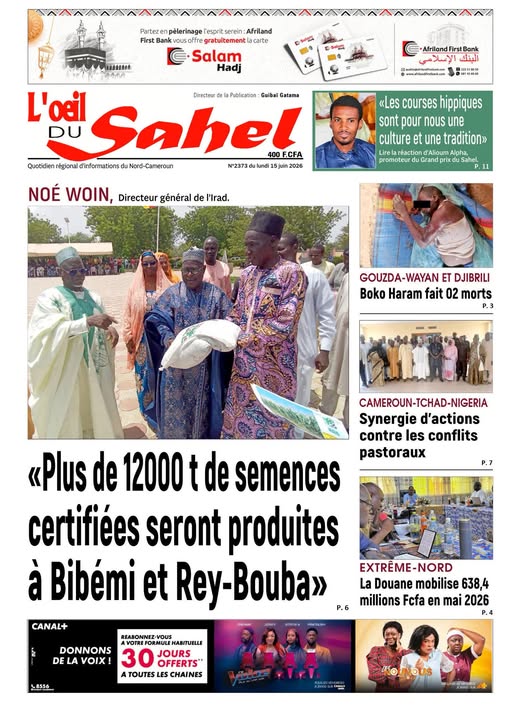 L’ŒIL DU SAHEL N°2373