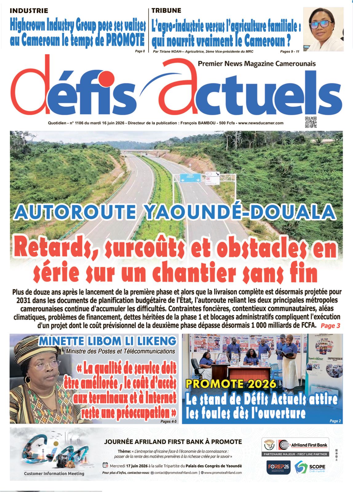 DÉFIS ACTUELS N°1106