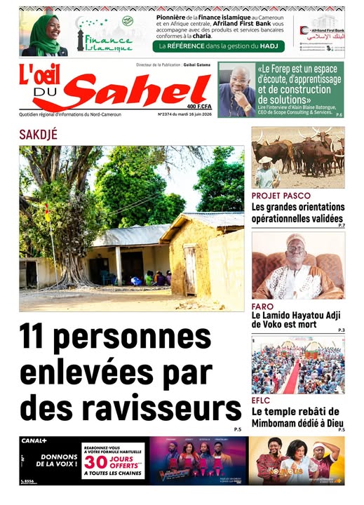 L’ŒIL DU SAHEL N°2374