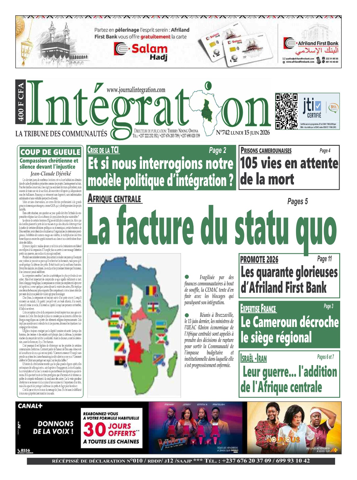 INTÉGRATION N°744