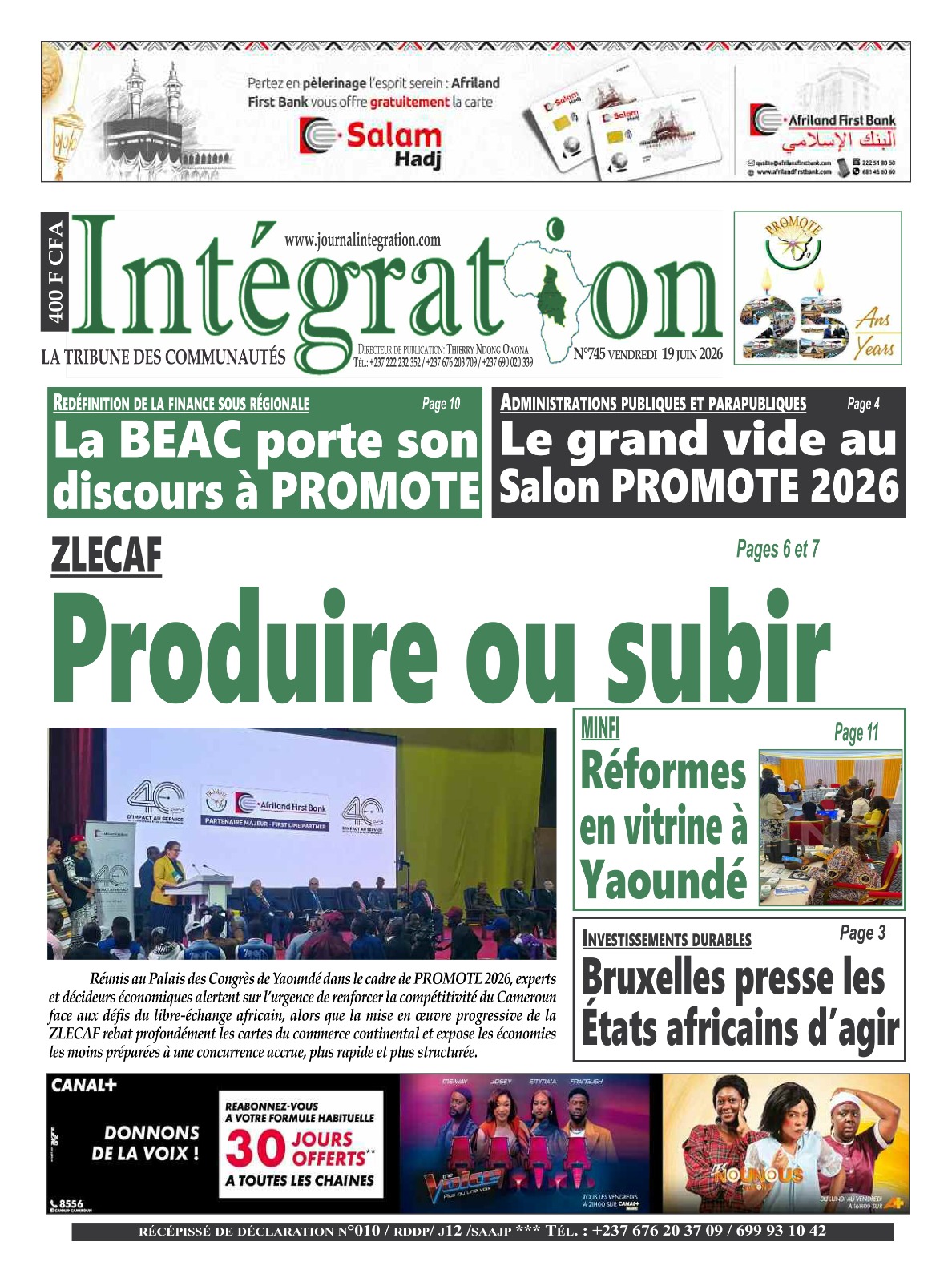INTÉGRATION N°745