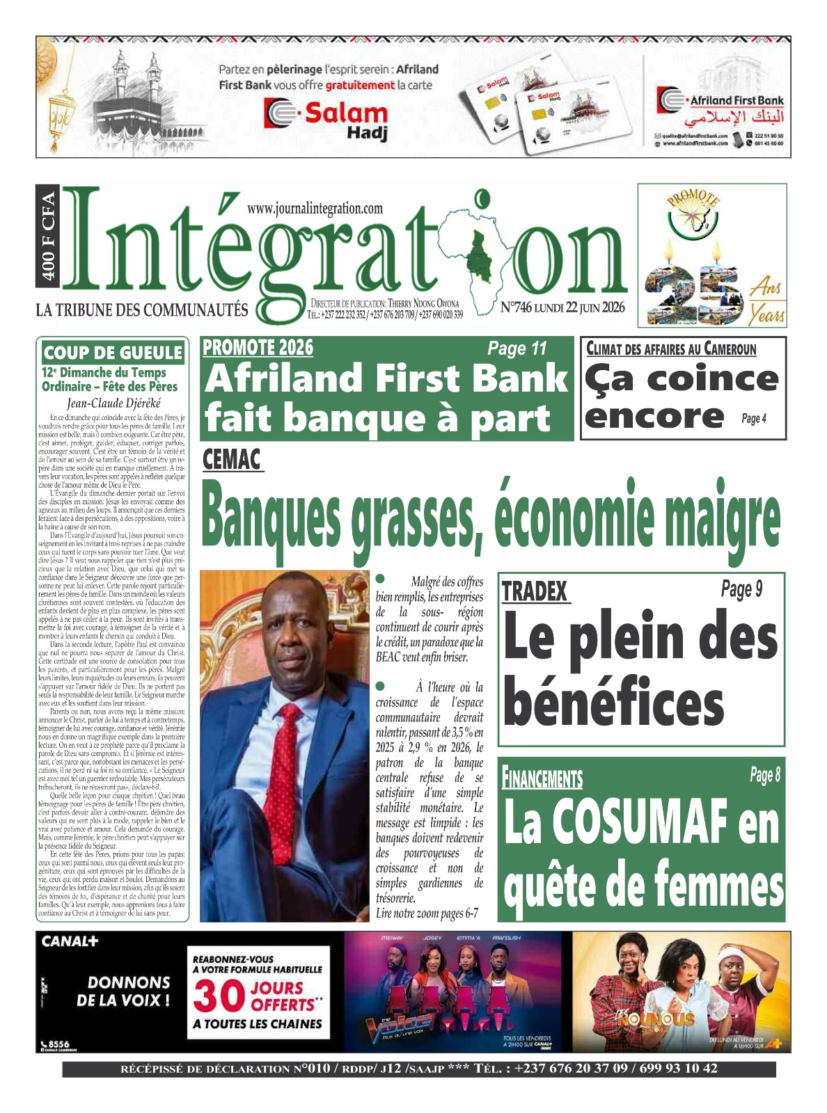 INTÉGRATION N°746
