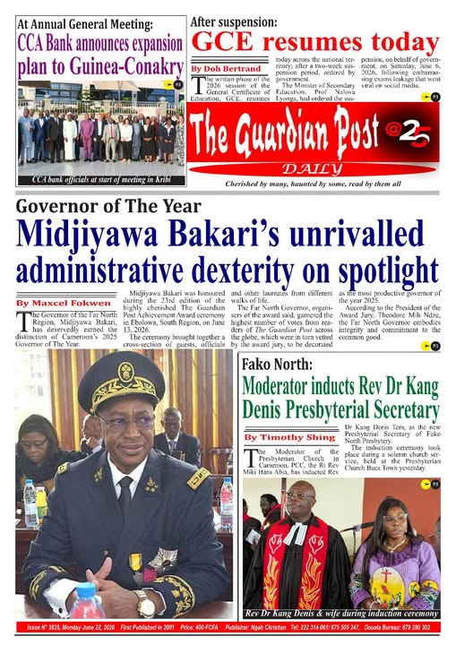 THE GUARDIAN POST N°3825