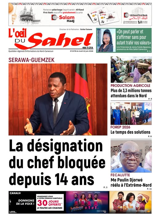 L’ŒIL DU SAHEL N°2378