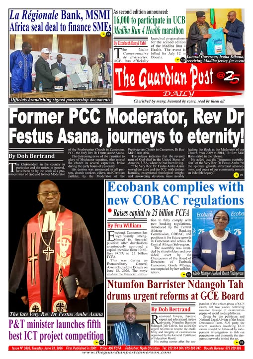 THE GUARDIAN POST N°3826
