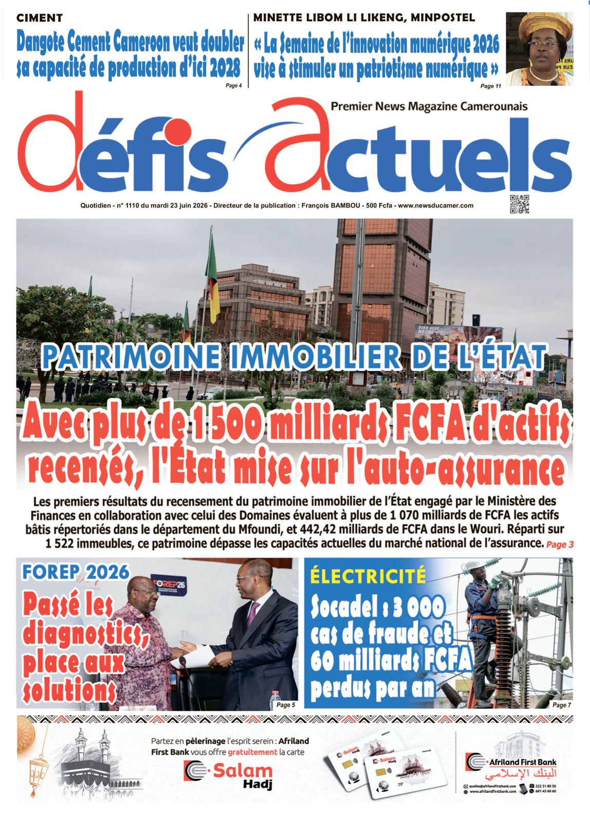 DÉFIS ACTUELS N°1110