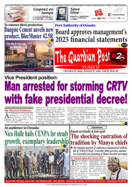 THE GUARDIAN POST N°3827