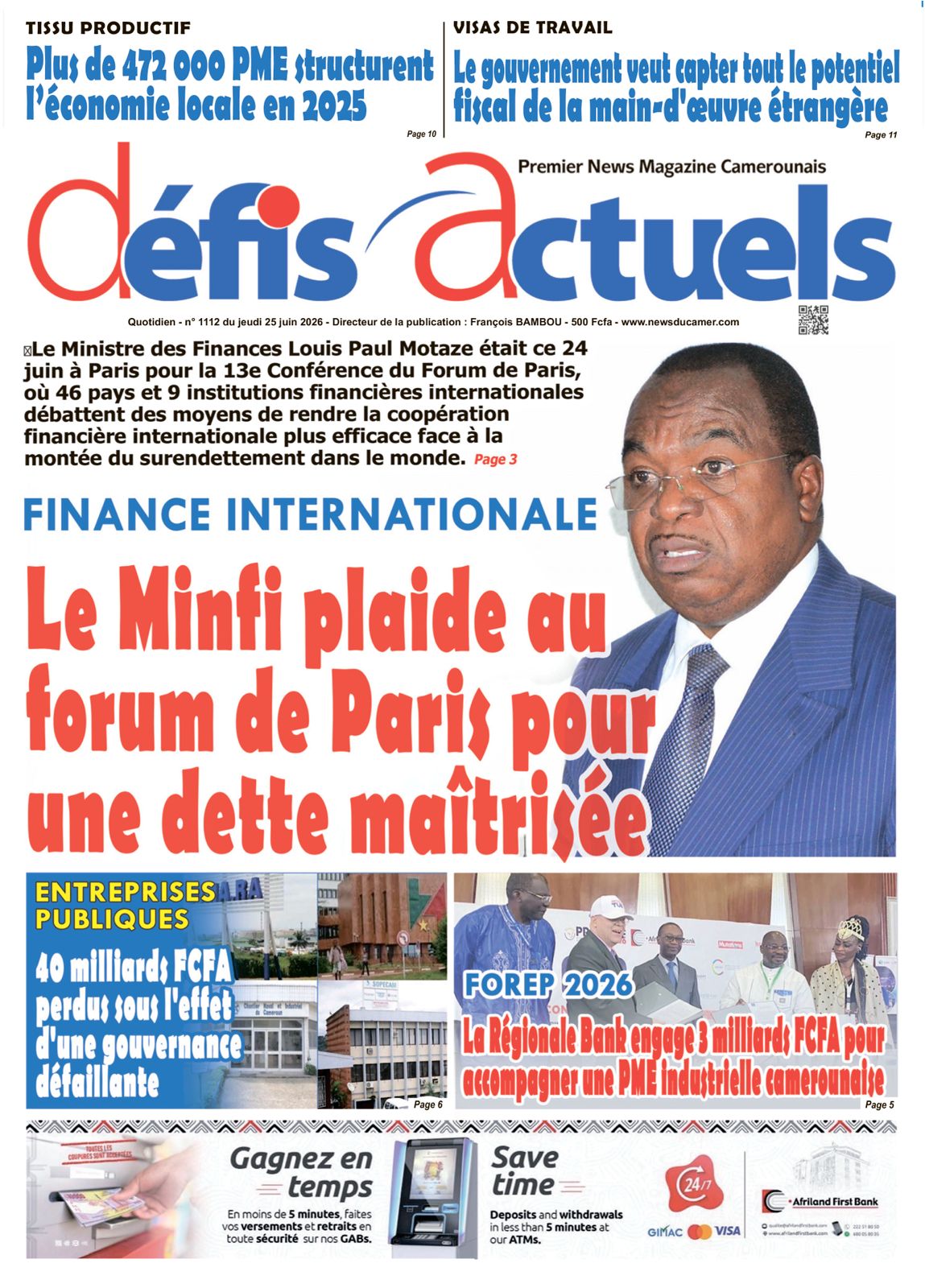 DÉFIS ACTUELS N°1112