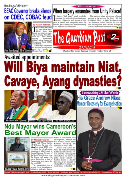 THE GUARDIAN POST N°3836