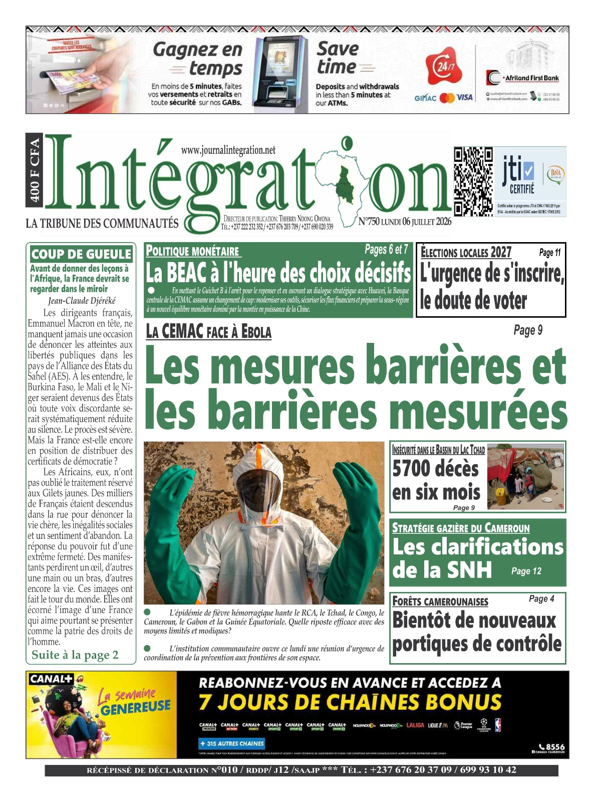 INTÉGRATION N°750