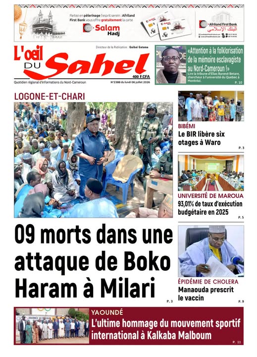 L’ŒIL DU SAHEL N°2389