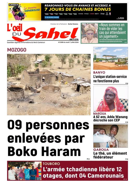 L’ŒIL DU SAHEL N°2389