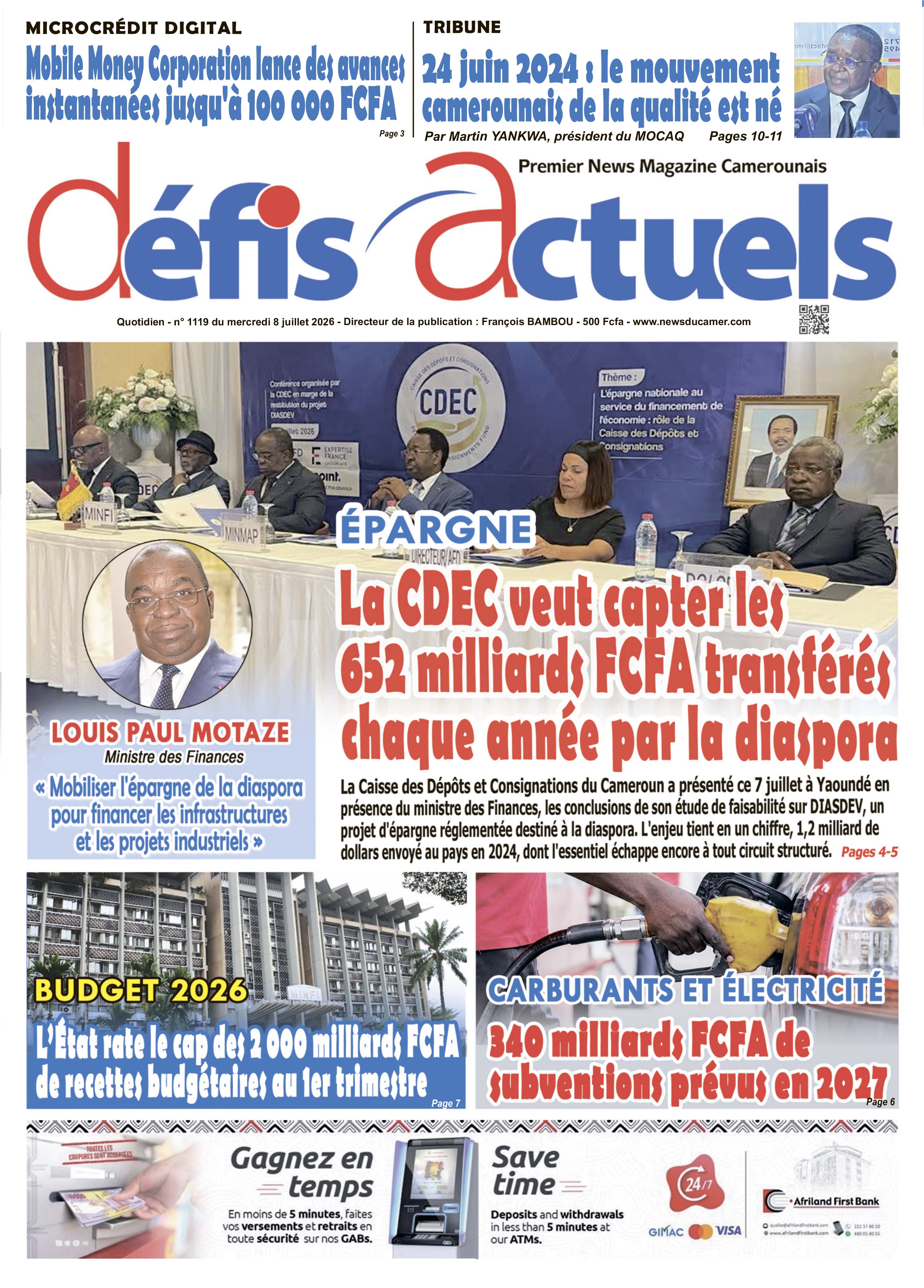 DÉFIS ACTUELS N°1119