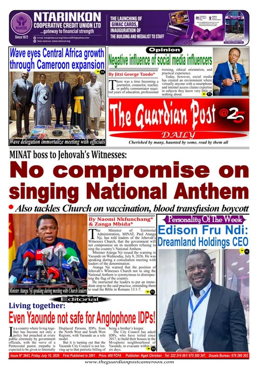 THE GUARDIAN POST N°3843