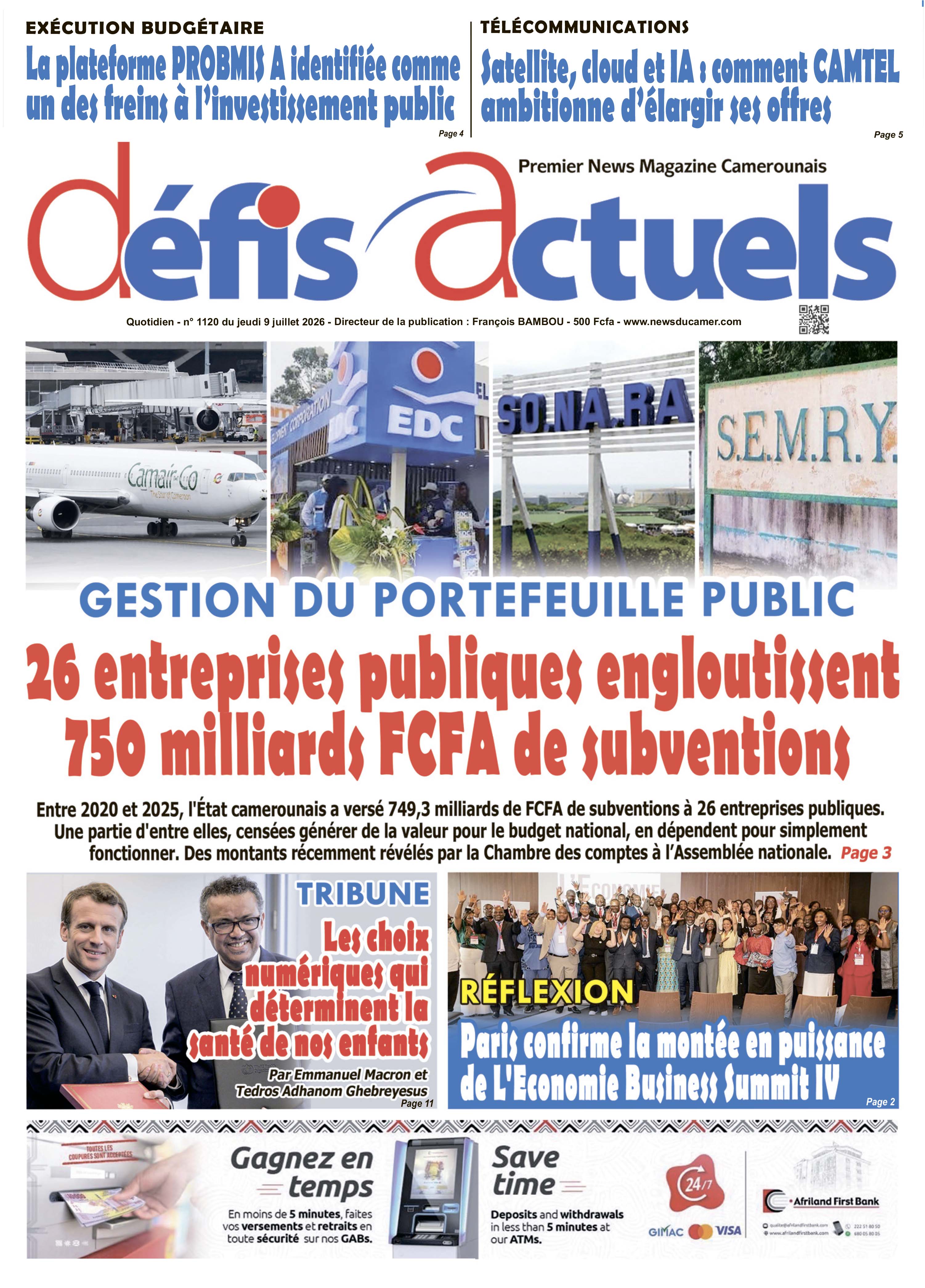 DÉFIS ACTUELS N°1120