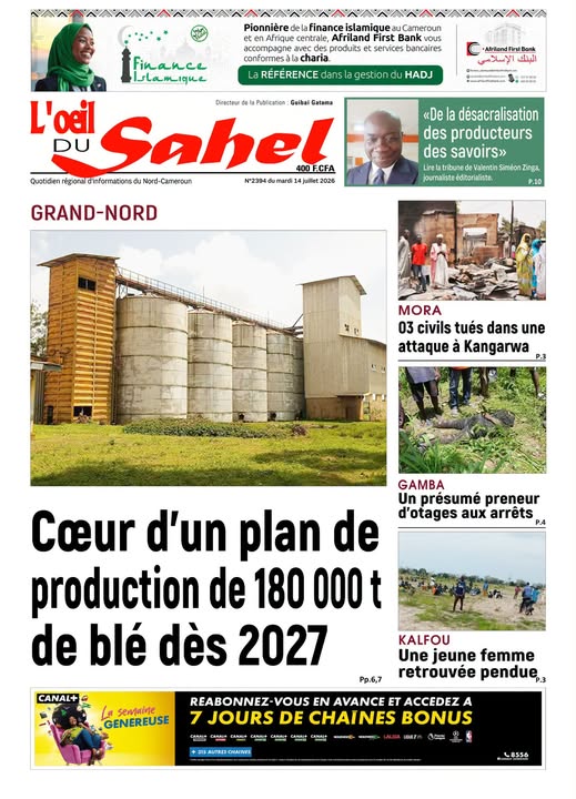 L’ŒIL DU SAHEL N°2394
