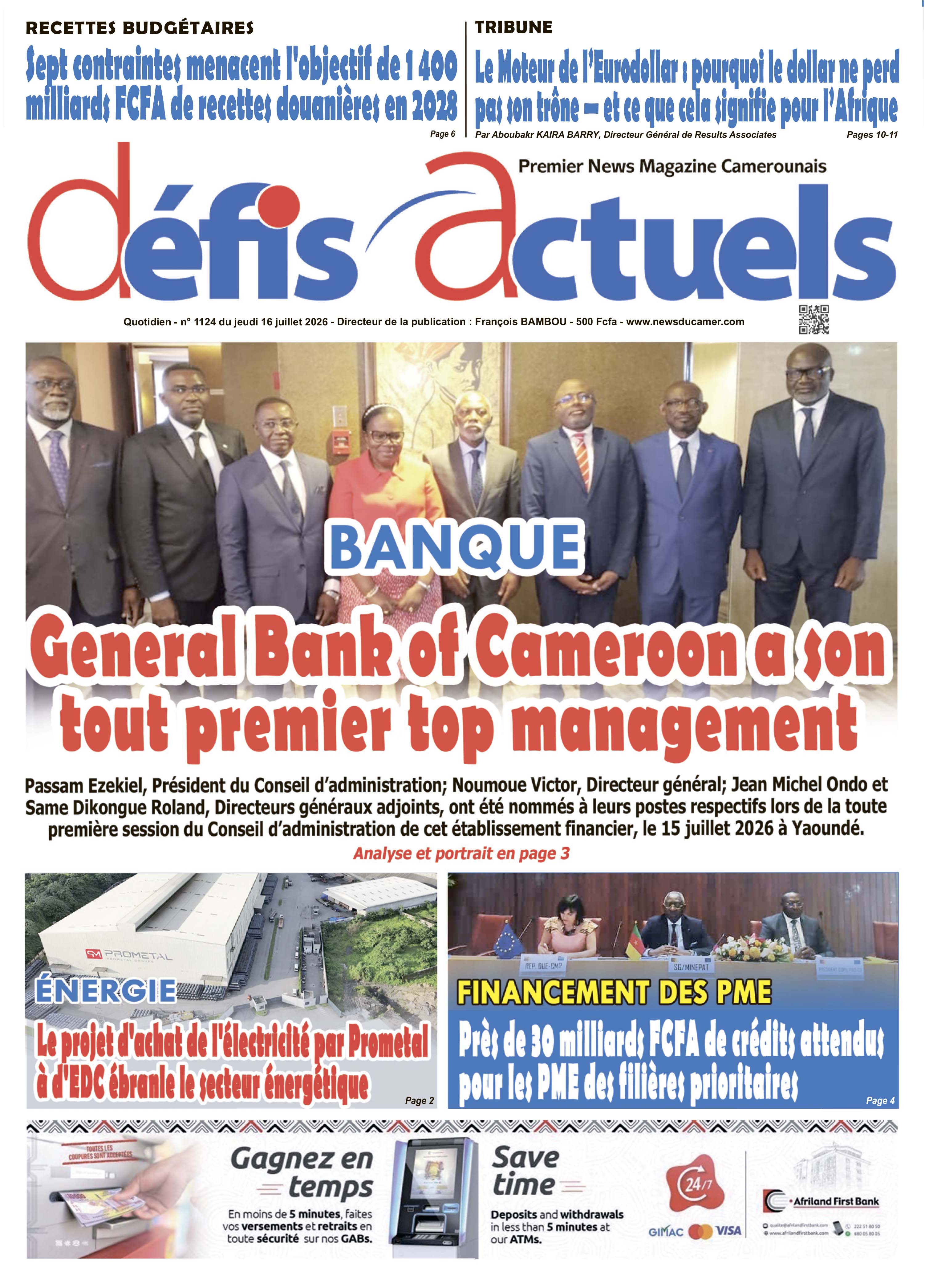 DÉFIS ACTUELS N°1124