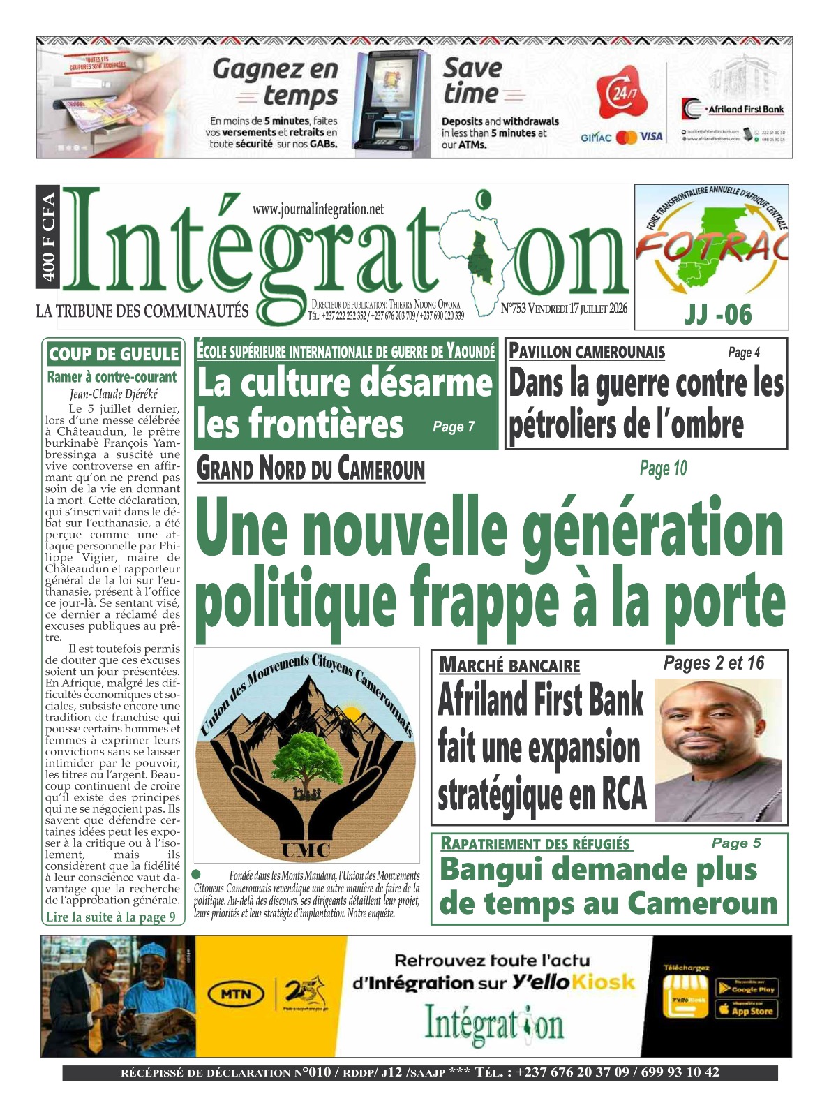 INTÉGRATION N°753