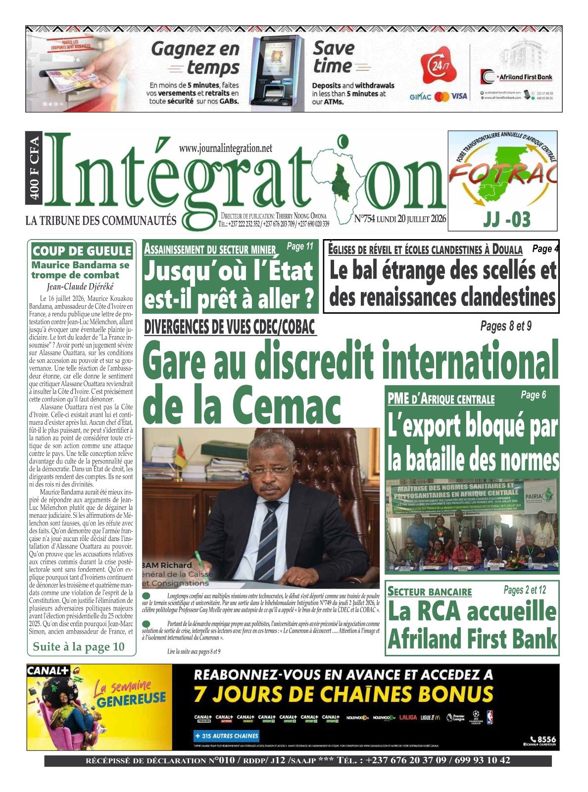 INTÉGRATION N°754