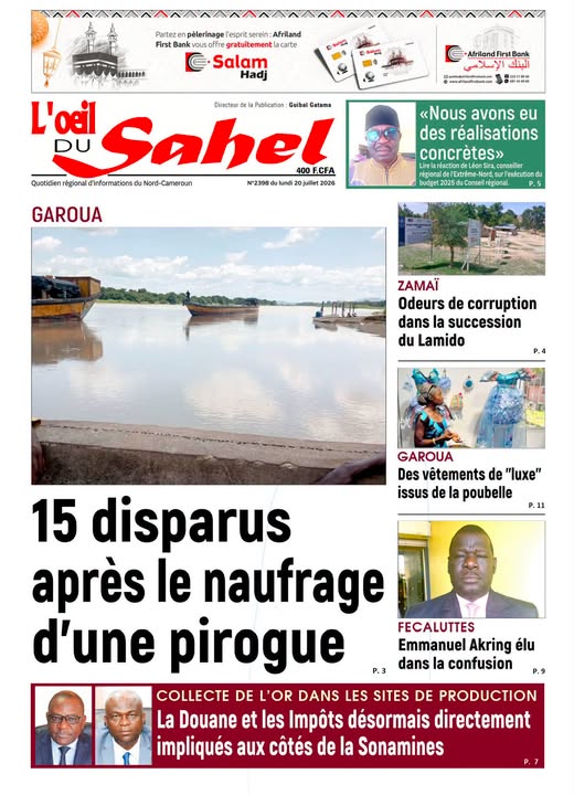 L’ŒIL DU SAHEL N°2398