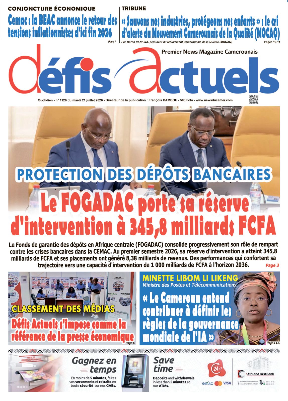 DÉFIS ACTUELS N°1126