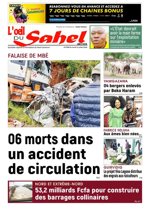 L’ŒIL DU SAHEL N°2399