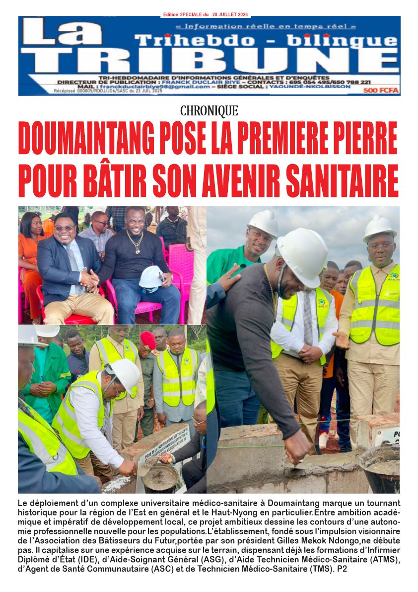 LA TRIBUNE N°461 Edition spéciale