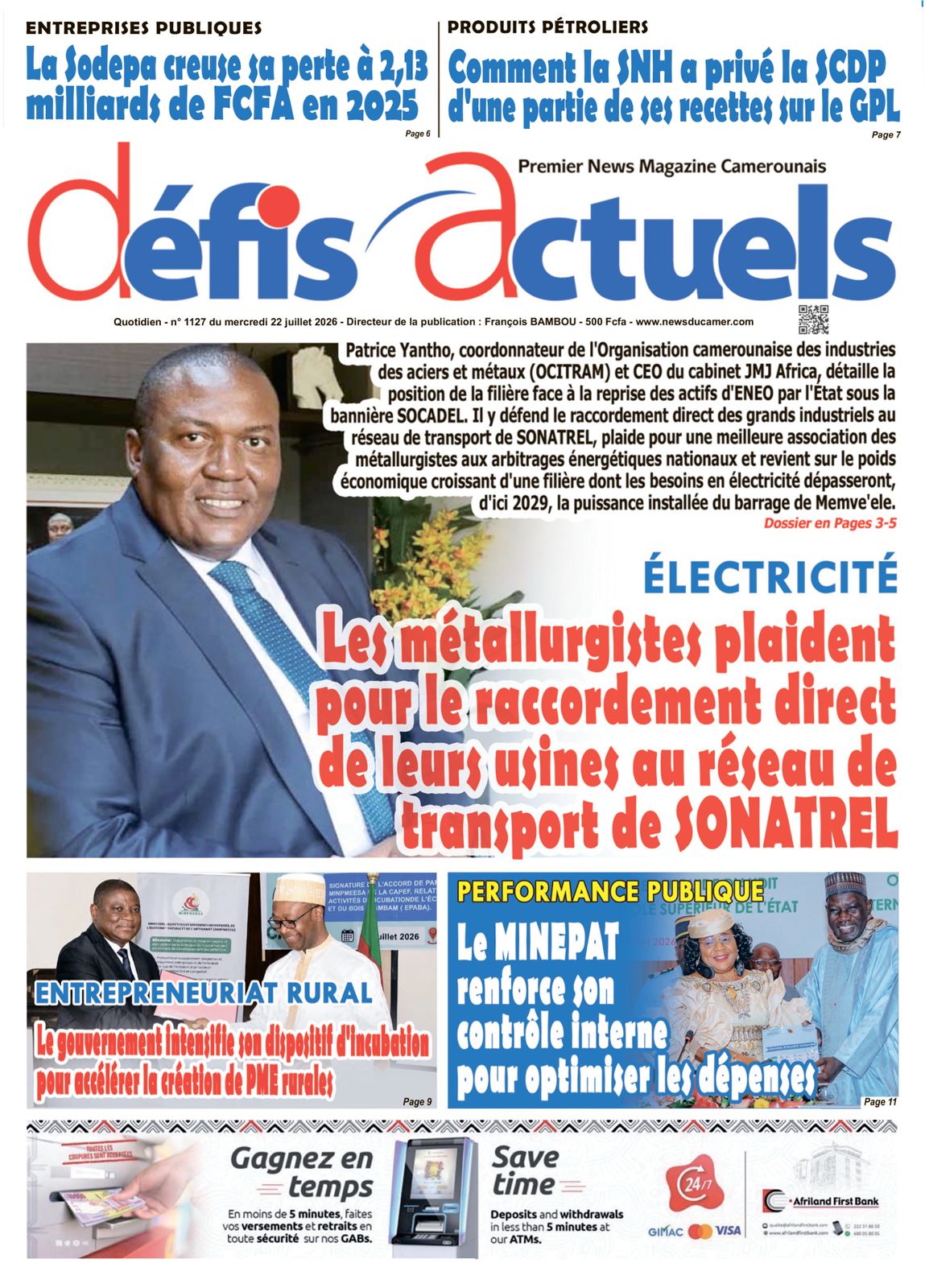 DÉFIS ACTUELS N°1127