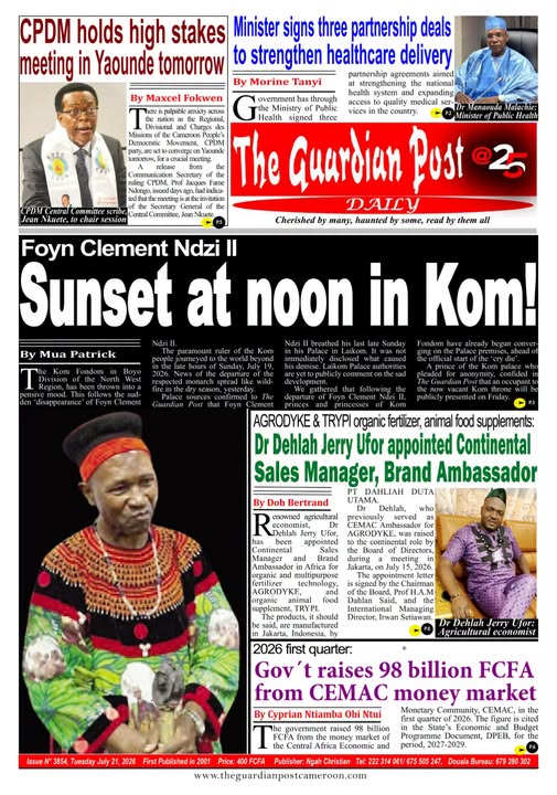 THE GUARDIAN POST N°3854