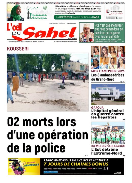 L’ŒIL DU SAHEL N°2402