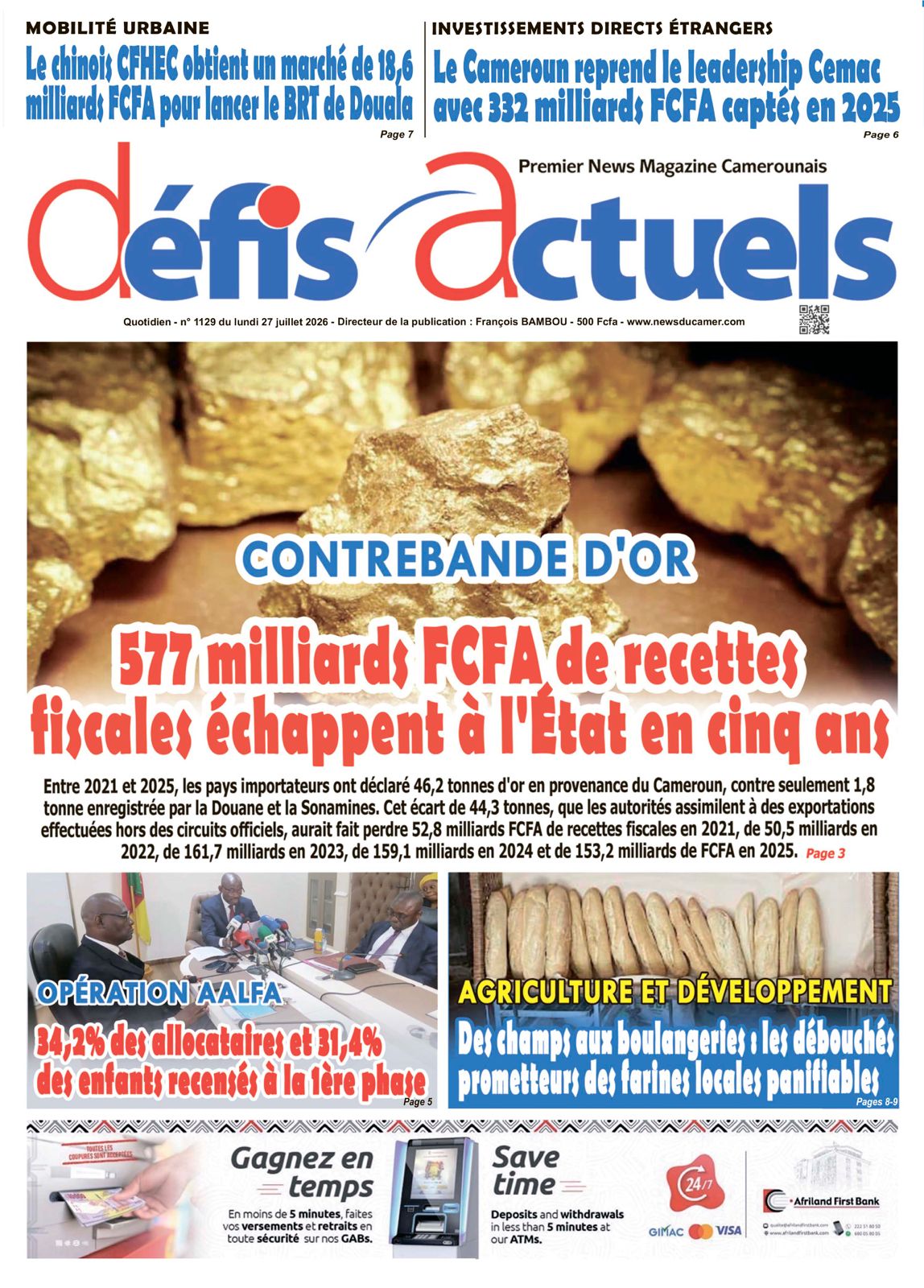 DÉFIS ACTUELS N°1129