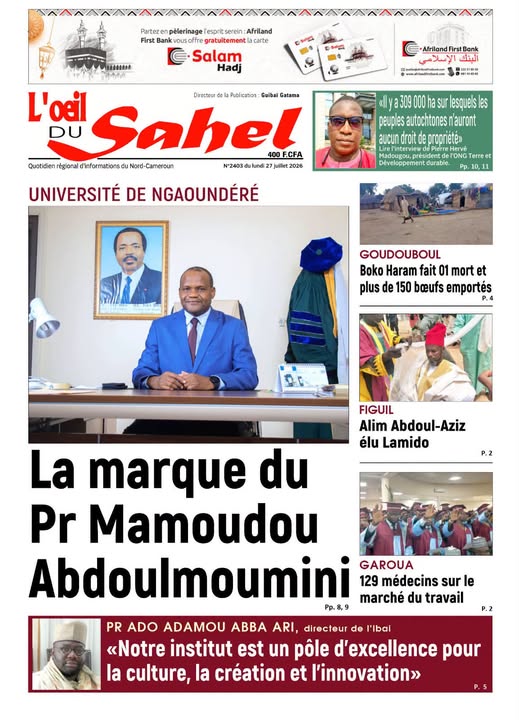 L’ŒIL DU SAHEL N°2403