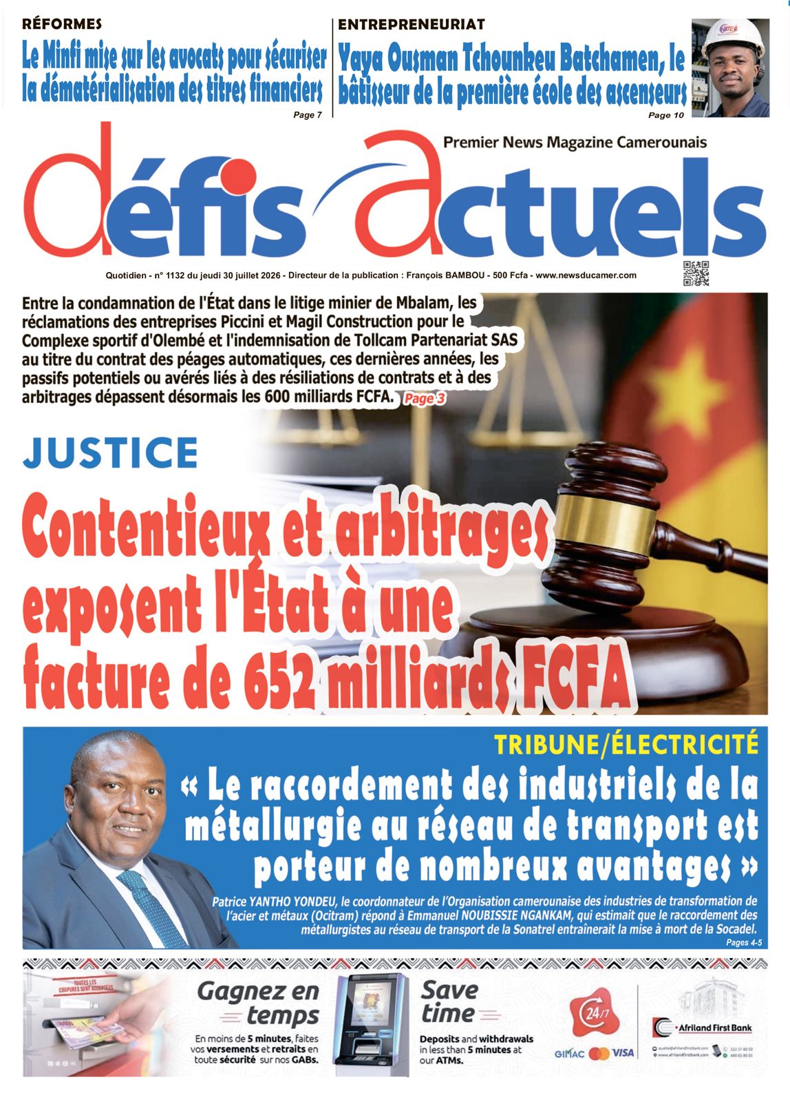 DÉFIS ACTUELS N°1132