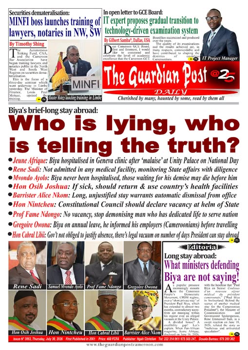 THE GUARDIAN POST N°3863