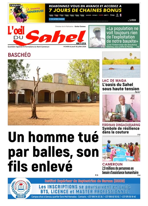 L’ŒIL DU SAHEL N°2406