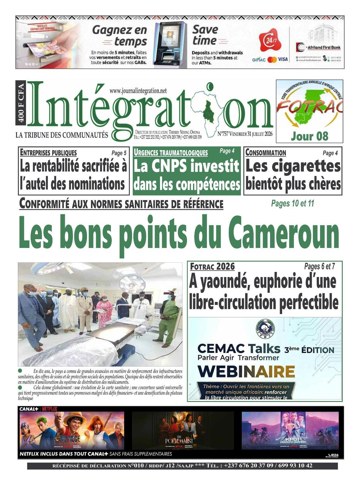 INTÉGRATION N°757