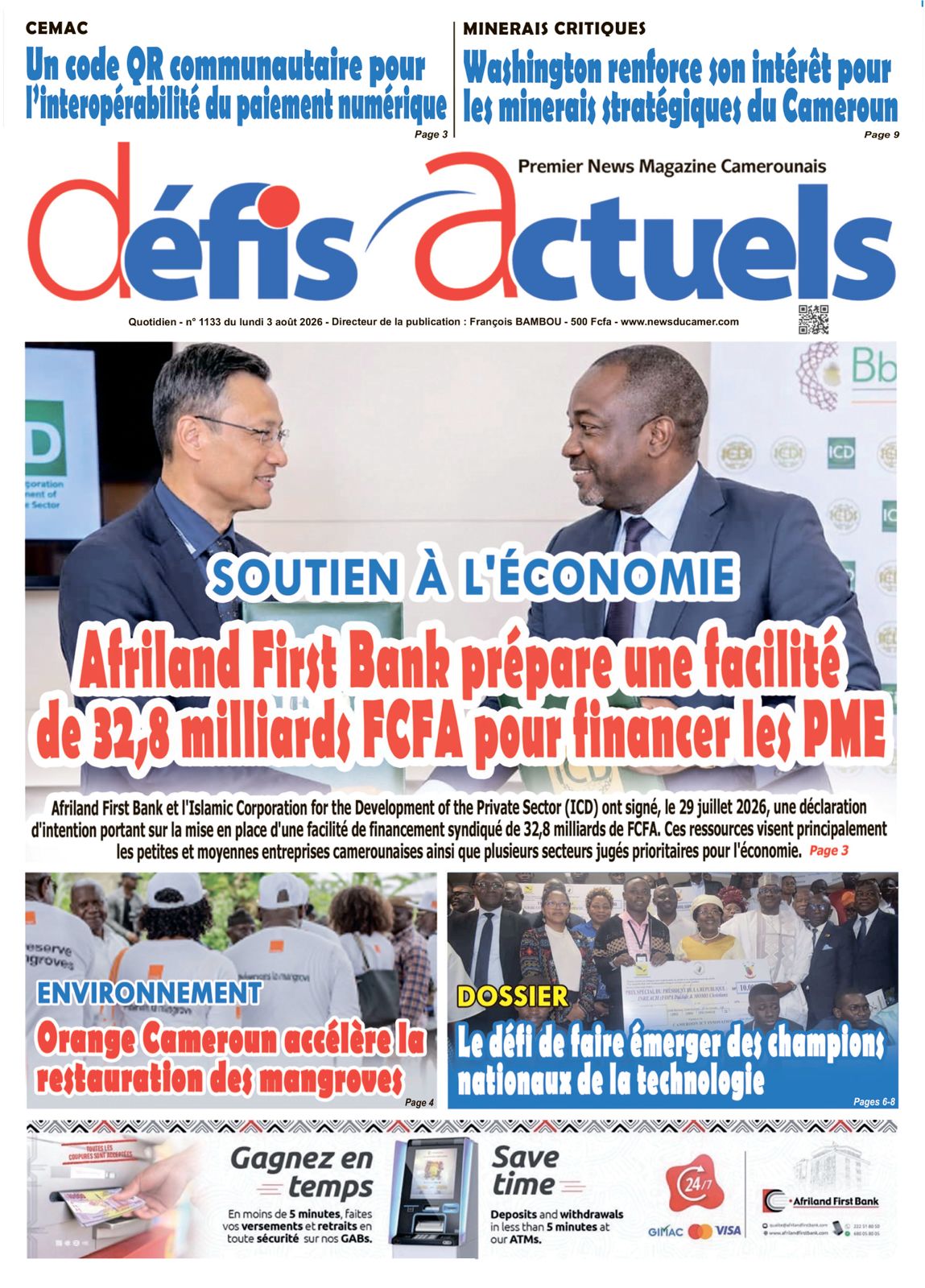 DÉFIS ACTUELS N°1133