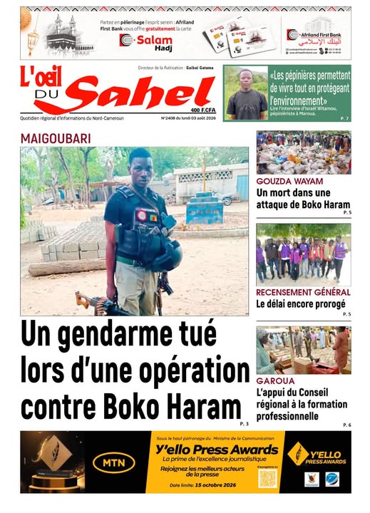 L’ŒIL DU SAHEL N°2408