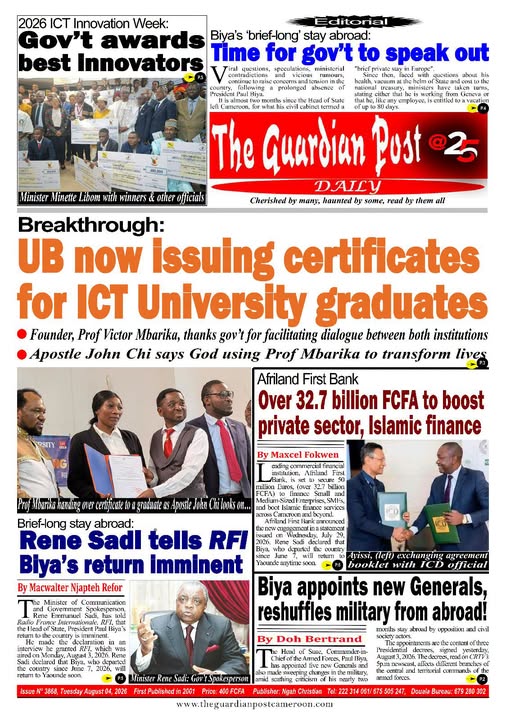 THE GUARDIAN POST N°3868
