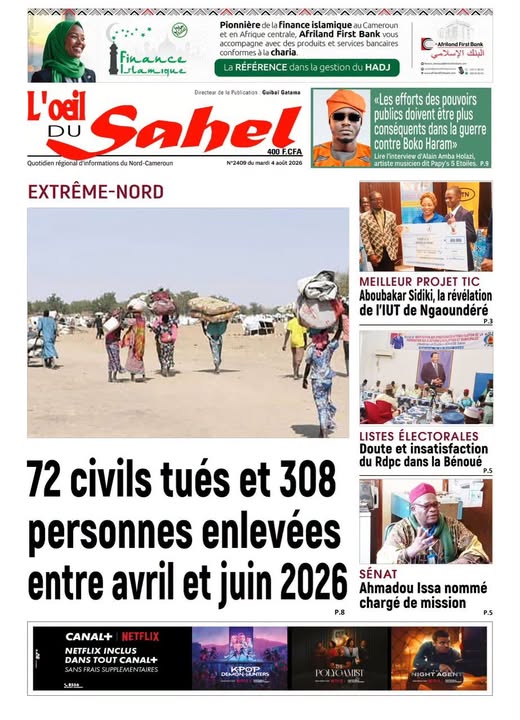 L’ŒIL DU SAHEL N°2409