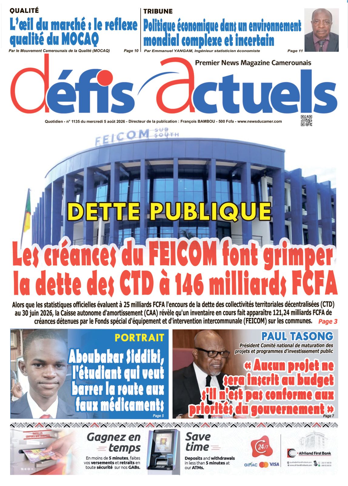 DÉFIS ACTUELS N°1135