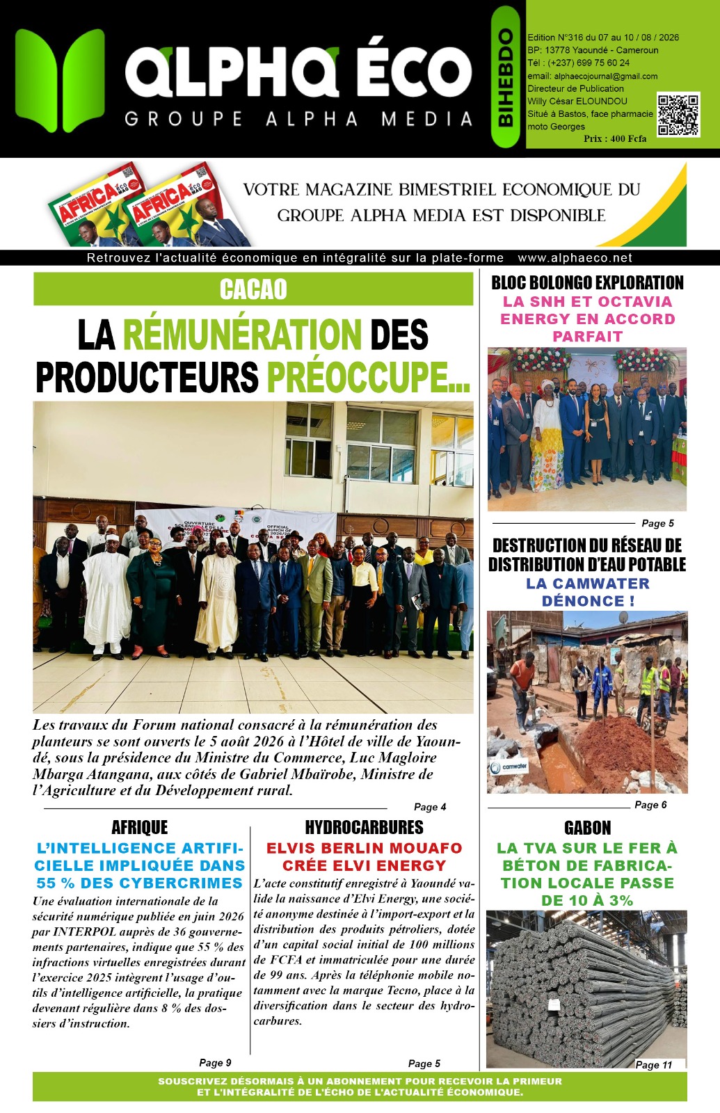 ALPHA ECO N°316