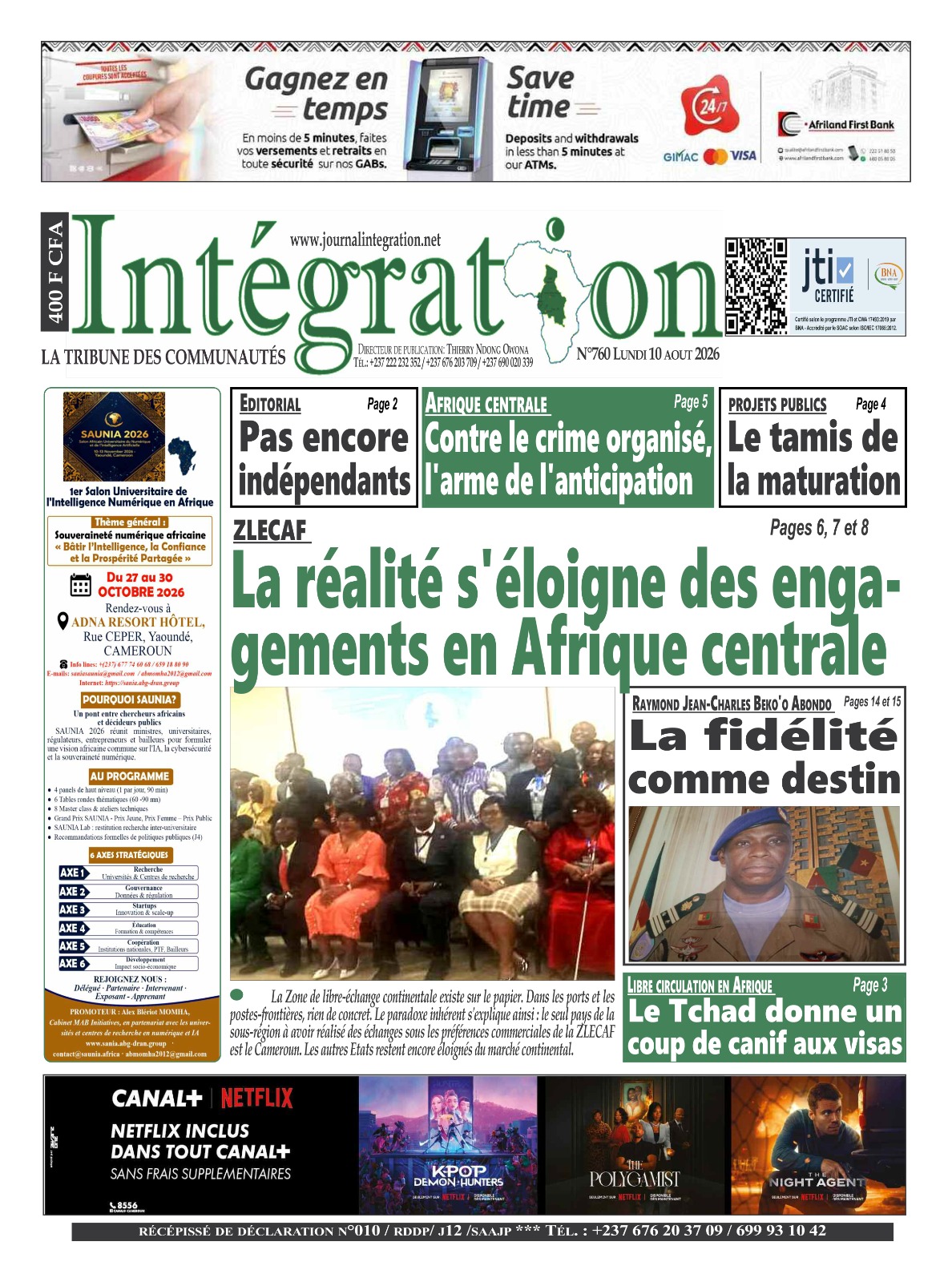 INTÉGRATION N°760