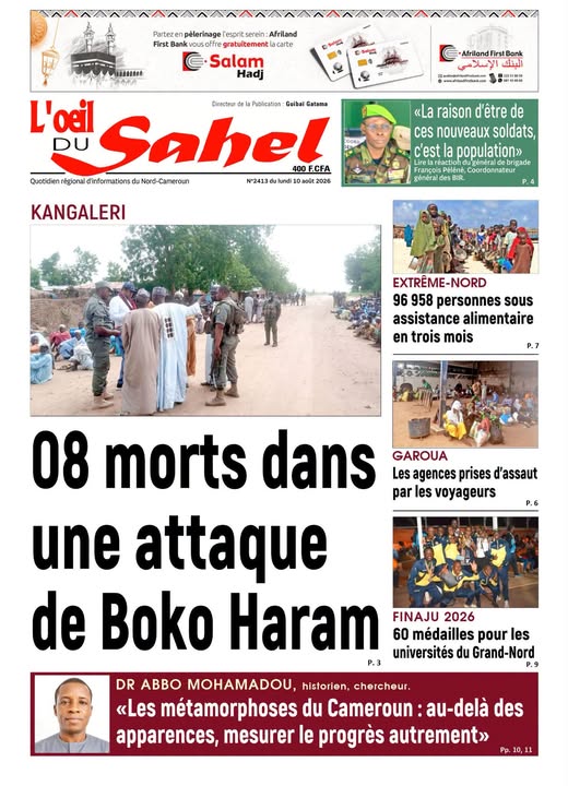 L’ŒIL DU SAHEL N°2413