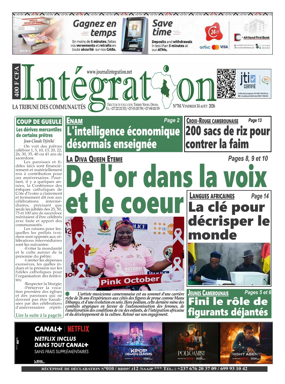 INTÉGRATION N°761