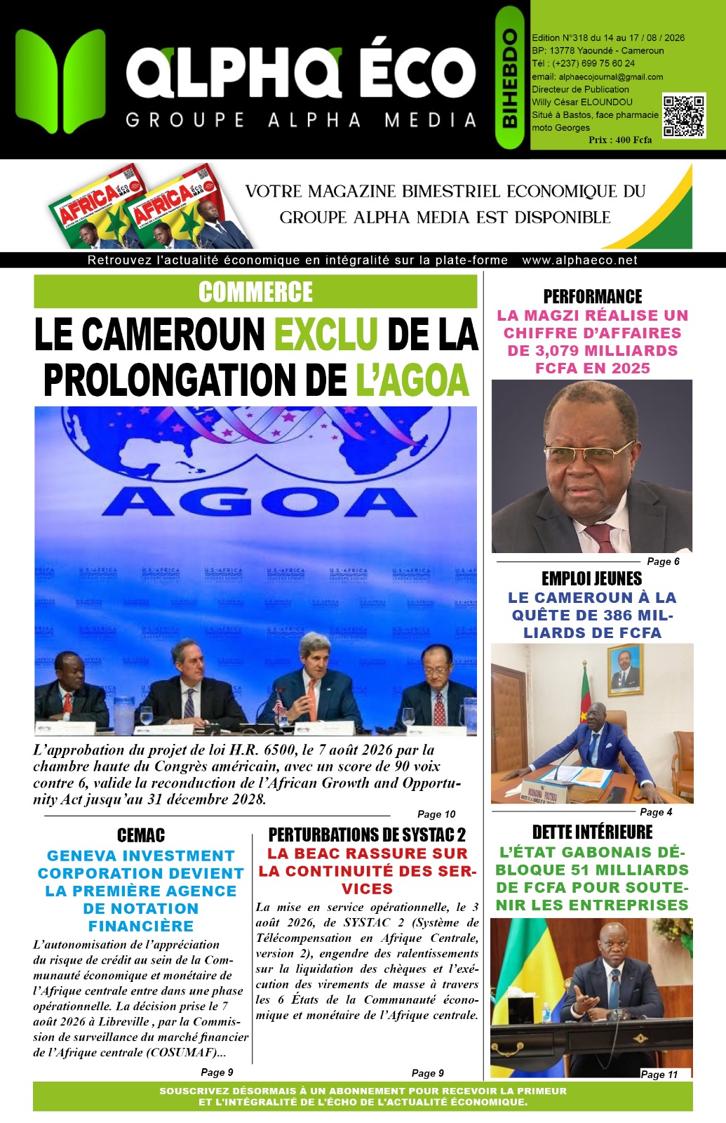 ALPHA ECO N°318