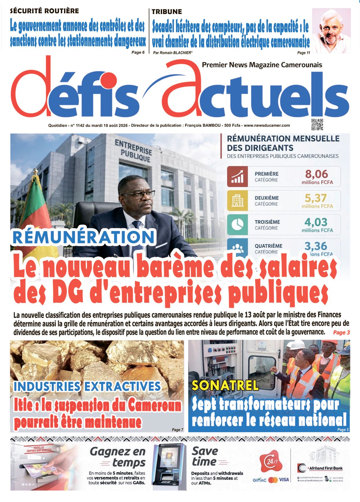 DÉFIS ACTUELS N°1142