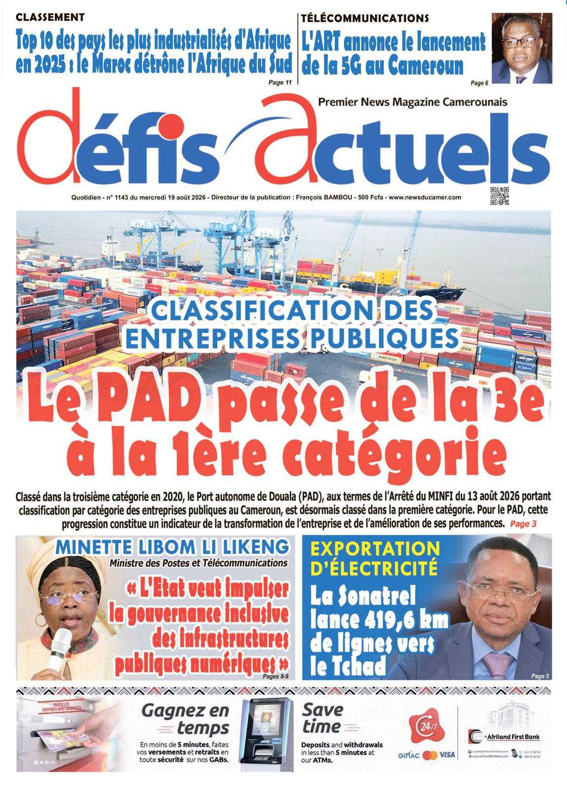 DÉFIS ACTUELS N°1143